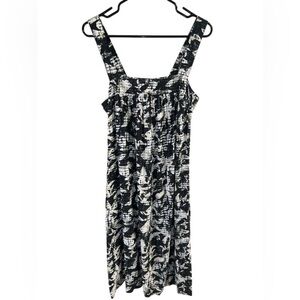 Black and white night gown slip dress pajamas